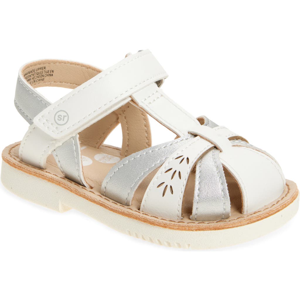 Shop Stride Rite Kids' Kehlani Laser Cut Sandal In White
