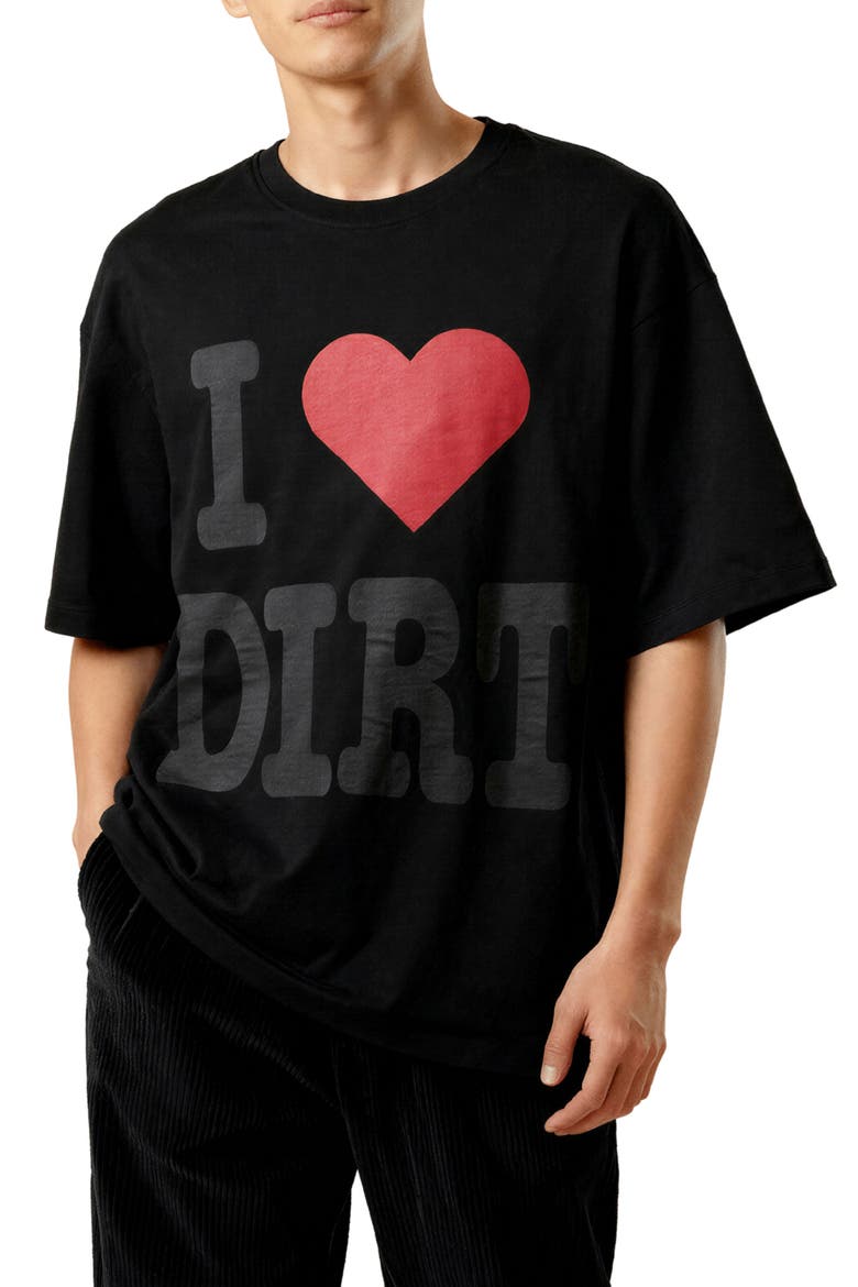 I Love Dirt Graphic T-Shirt, Main, color, STONE