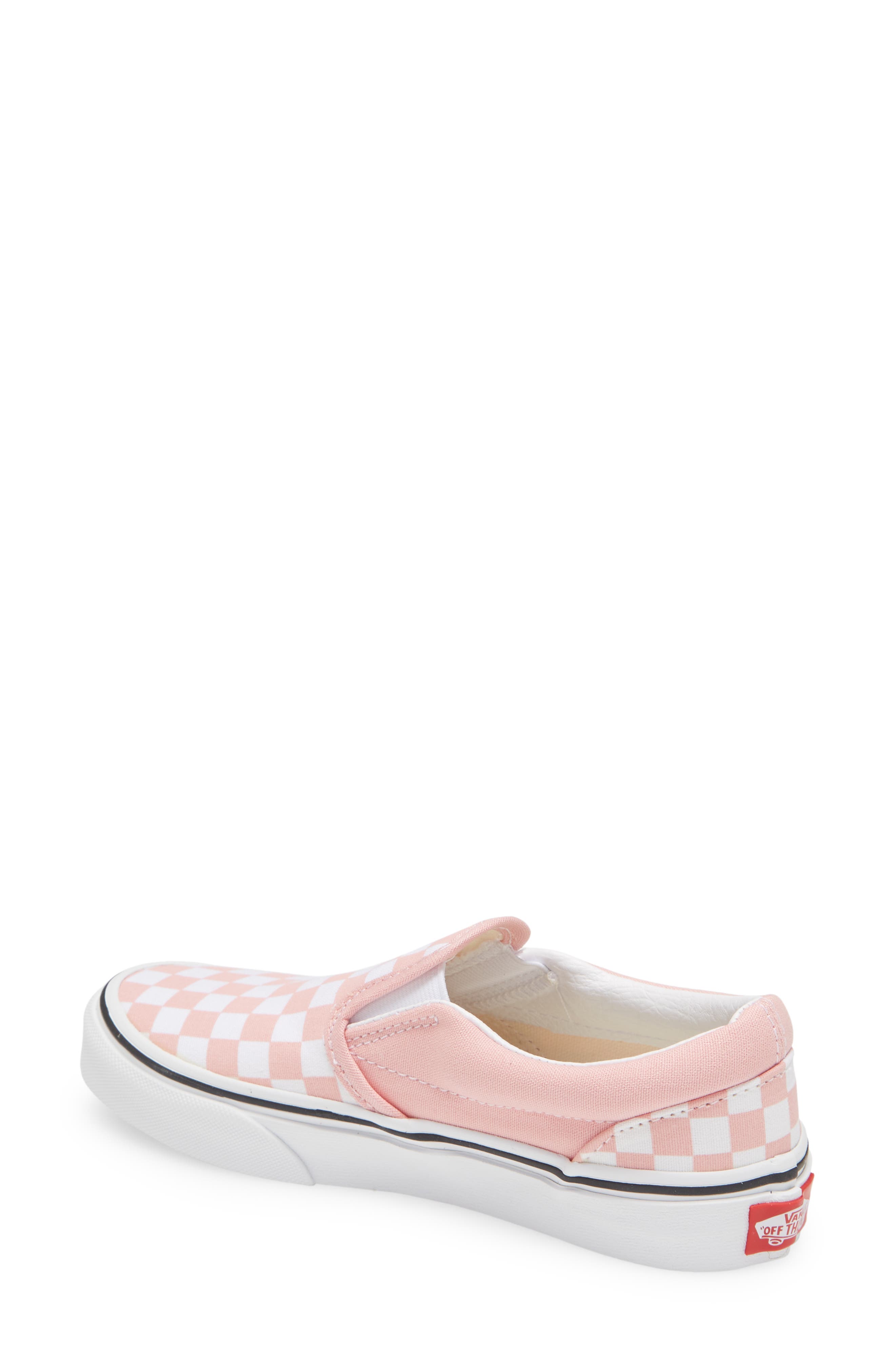 Vans Classic Slip-On Checkerboard Sneaker, Alternate, color, Checkerbo