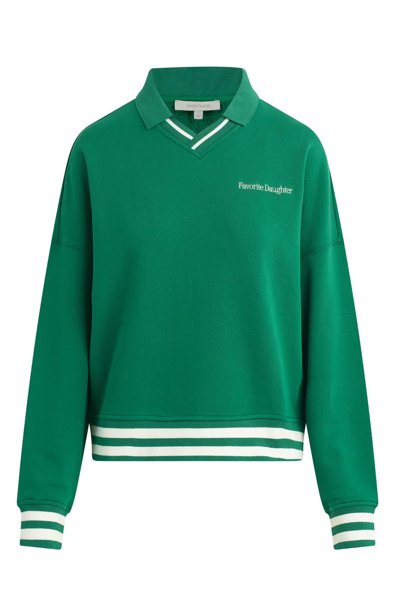 Favorite Daughter Ivy League Rugby Sweatshirt, Alternate, color, 