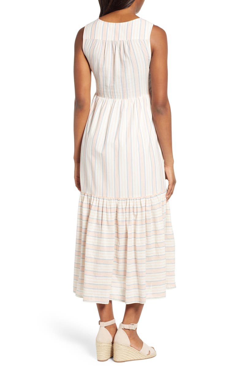 Lucky Brand Luna Button Through Cotton Sundress, Alternate, color,