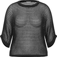 City Chic Resort Sheer Open Knit Top