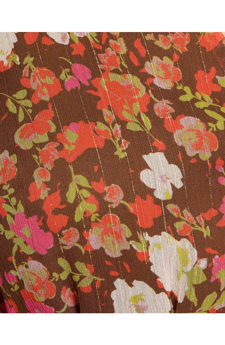 Santorelli WINNIE Long Sleeve Buttoned Blouse, Alternate, color, Coconut Multi