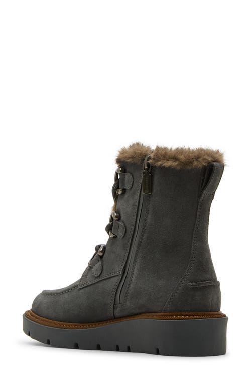 Blondo Monday Waterproof Lace-up Boot In Gray