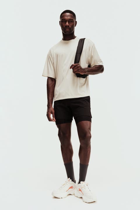 Loose Fit Boxy-style Sports T-shirt With Drymove