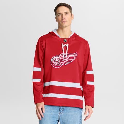 Men
s Fanatics Red Detroit Red Wings Prime Time Fleece Hoodie