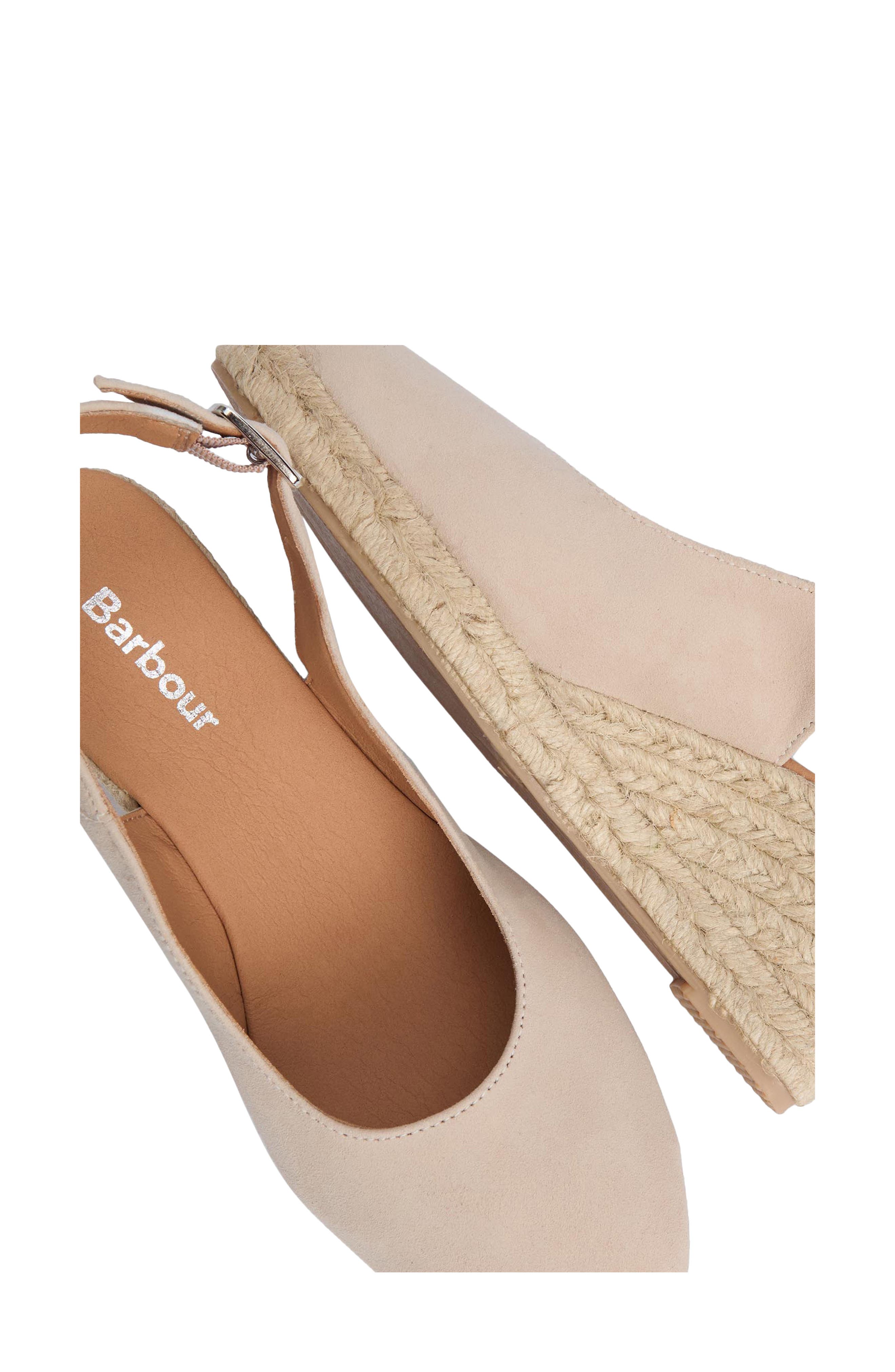 Hazel Slingback Espadrille Wedge Sandal, Alternate, color, SALT SUEDE