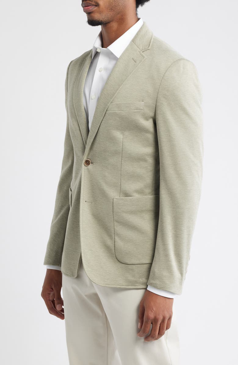 DANIEL HECHTER Heathered Stretch Twill Sport Coat, Alternate, color, Green