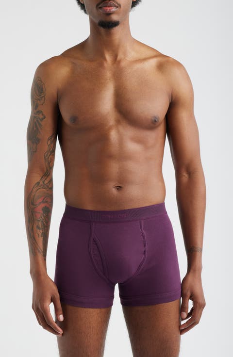 Cotton Stretch Jersey Boxer Briefs