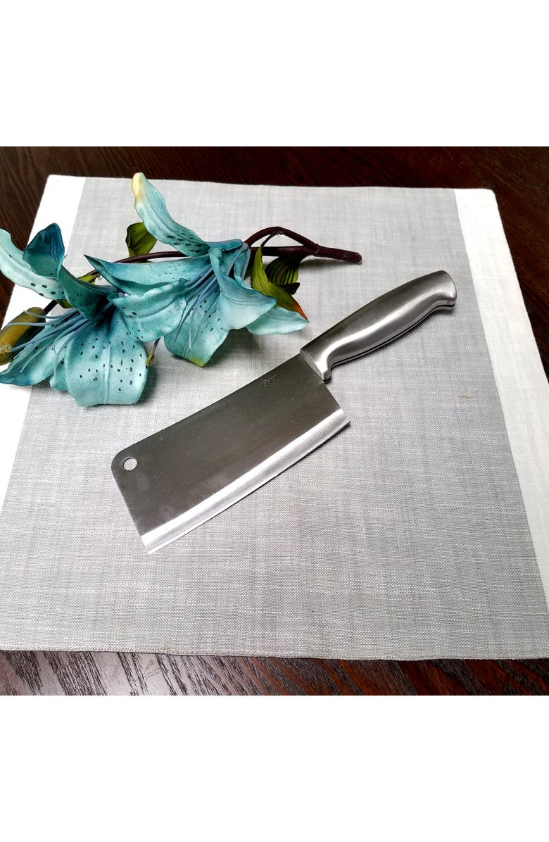 OSTER Baldwyn 6.25 Inch Stainless Steel Cleaver Knife, Alternate, color, Silver