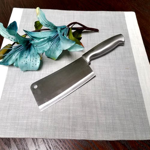 Oster Baldwyn 6.25 Inch Stainless Steel Cleaver Knife In Silver