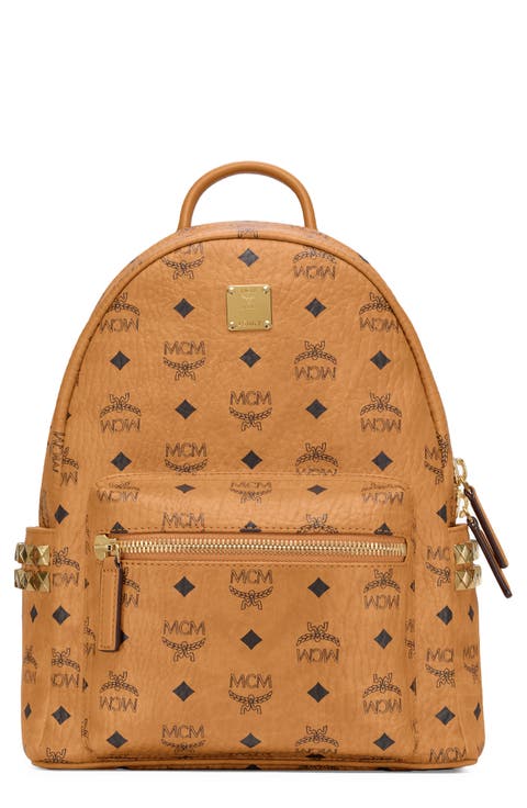 バックパック・リュック MCM Woman Backpack Camel MWKDATA01 CO MCM: Backpack woman - Camel | Mcm backpack MMKESVE02 online