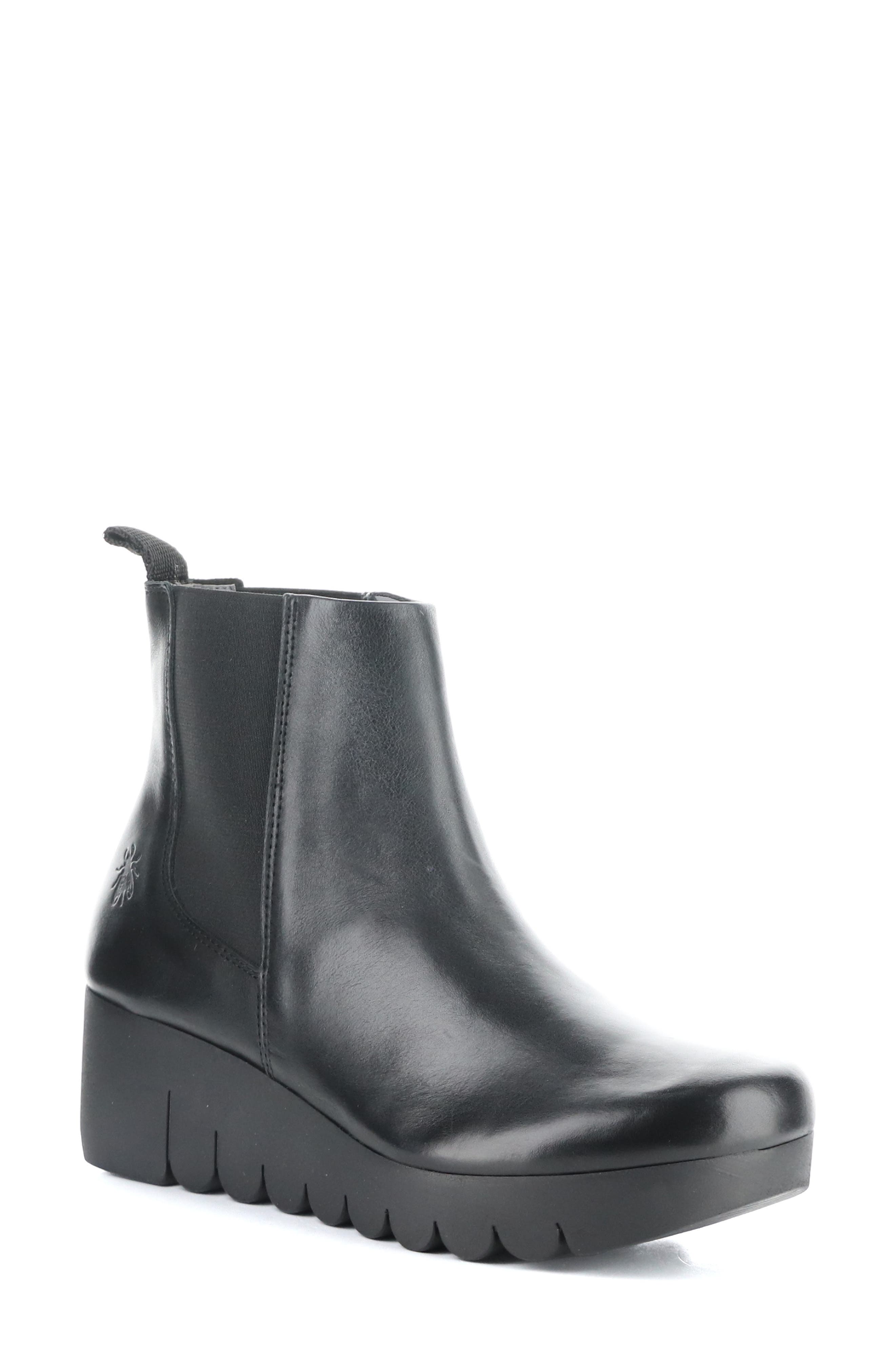 Fly London Vaze Chelsea Boot, Main, color, Black Burn