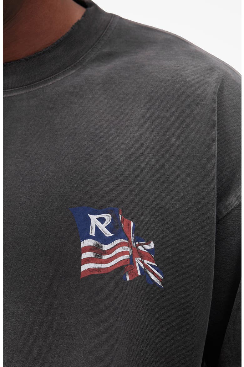 Eagle Graphic Long Sleeve T-Shirt, Alternate, color, BLACK