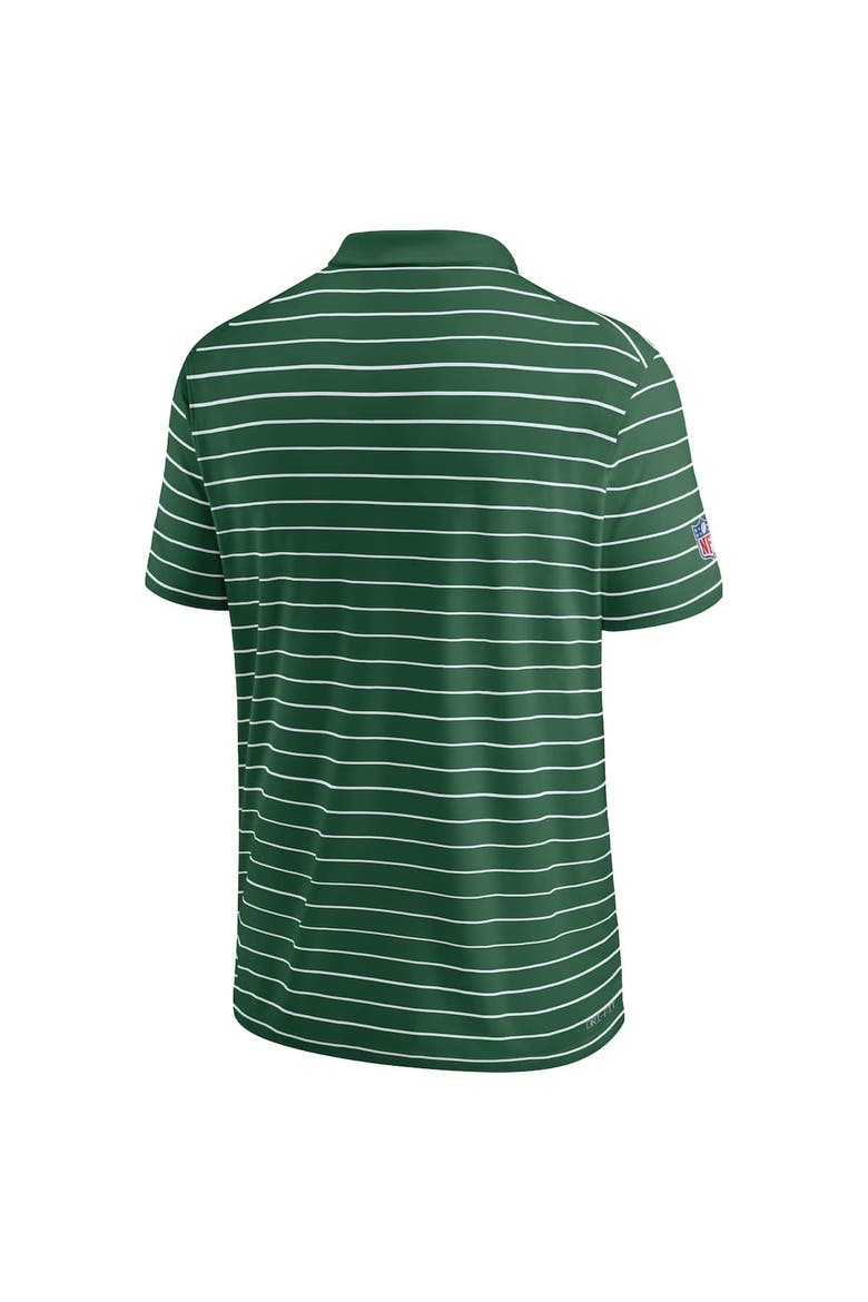 Men's Nike Green New York Jets Sideline Lock Up Victory Performance Polo, Alternate, color, Green