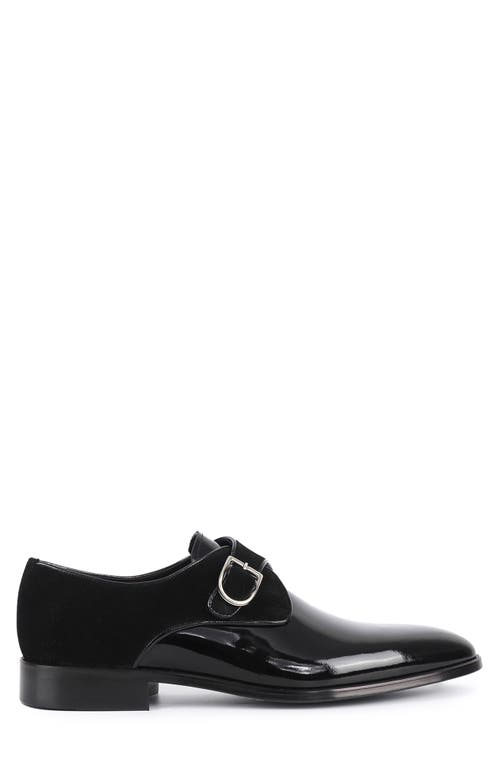 Vellapais Alpine Monk Strap Loafer In Black