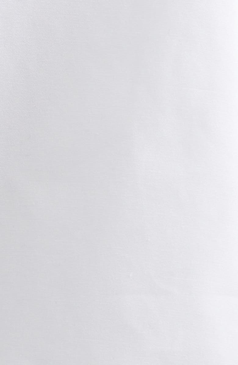 Balmain Sleeveless Cotton Mini Shirtdress, Alternate, color, 0Fb Optical White