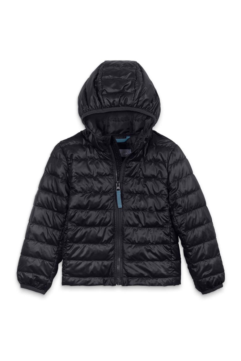Kids' Lightweight Water Repellent Puffer Jacket, Main, color, BLACK