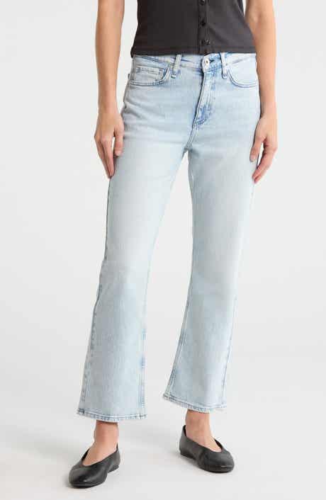 rag & bone/JEAN Piper High Waist Ankle Crop Bootcut Jeans