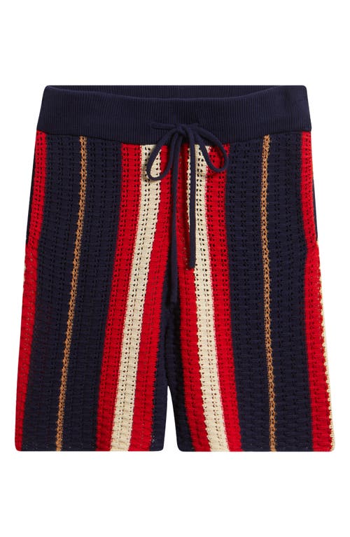 Mavrans Crab Stripe Knit Shorts
