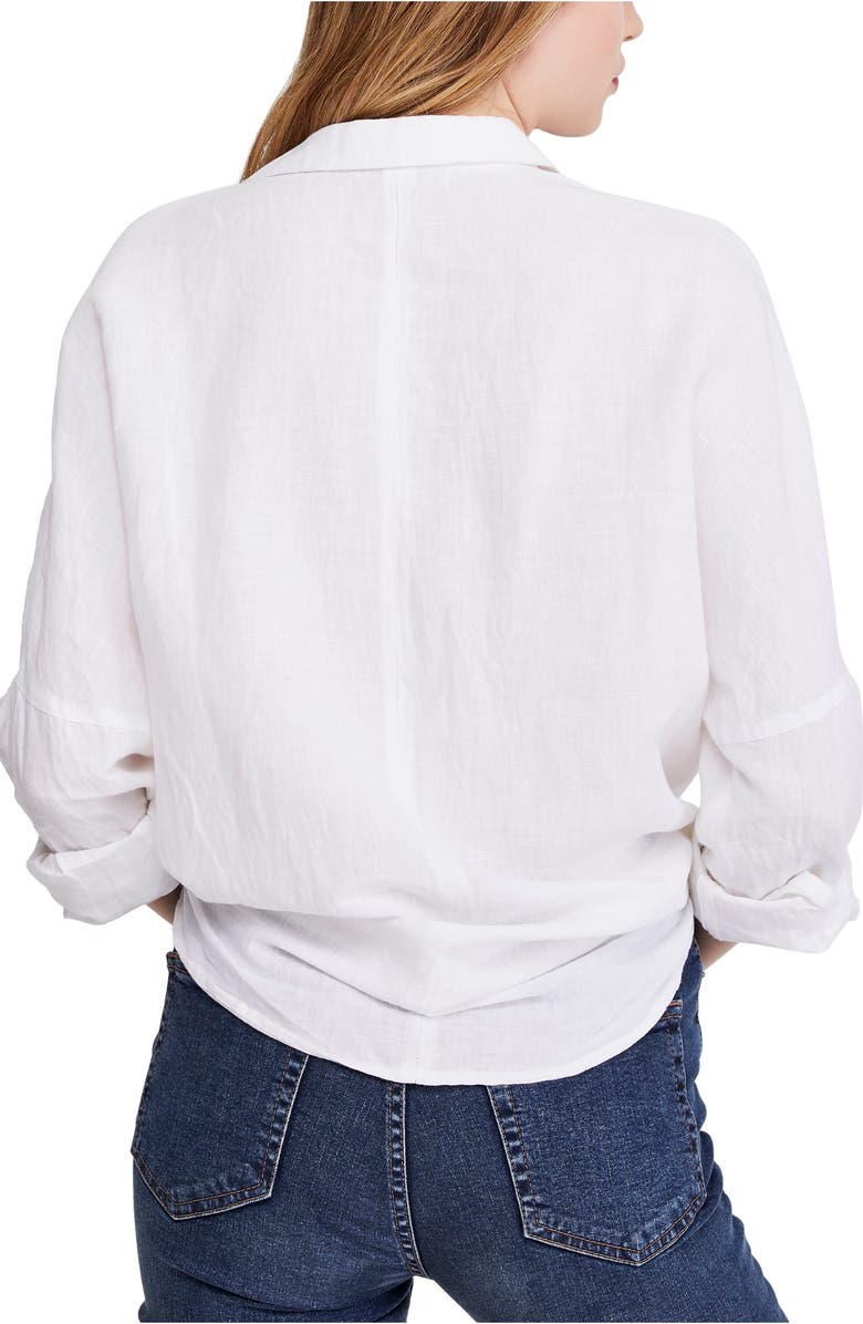 BDG Urban Outfitters Boysie Linen & Cotton Shirt, Alternate, color,