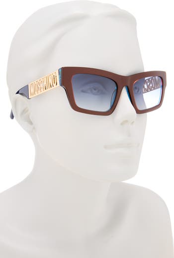 Moschino 53mm Gradient Square Sunglasses NEW w/case Moschino 53mm Gradient Square Sunglasses | Nordstromrack main image 3