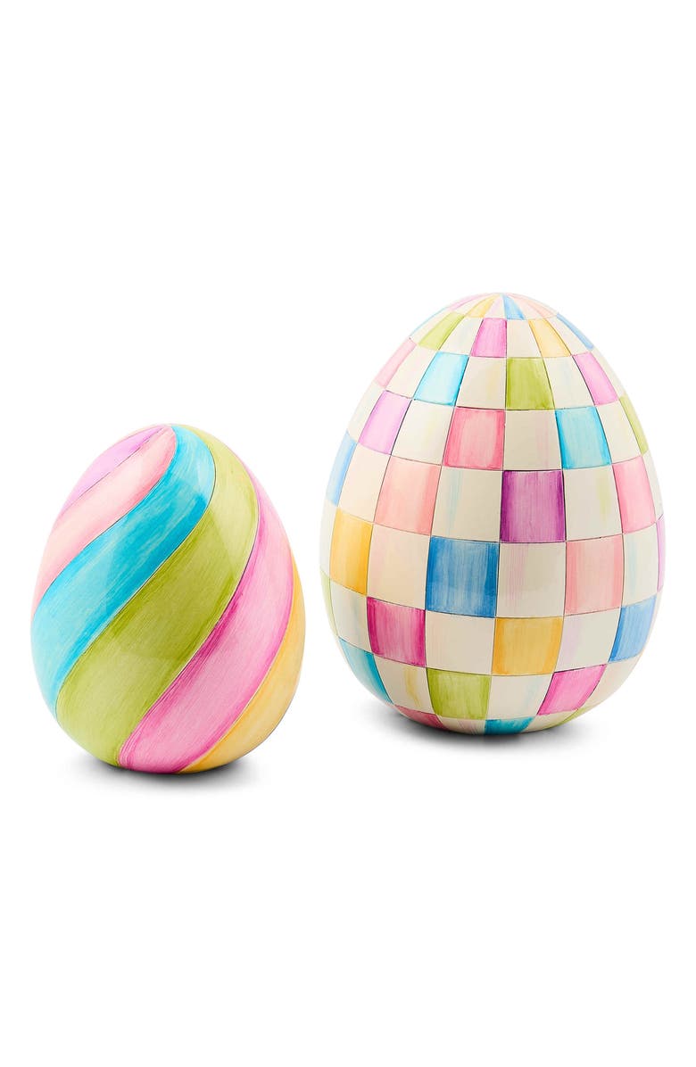 MACKENZIE CHILDS Frolic Spring Swirl Mini Egg, Alternate, color, Multi