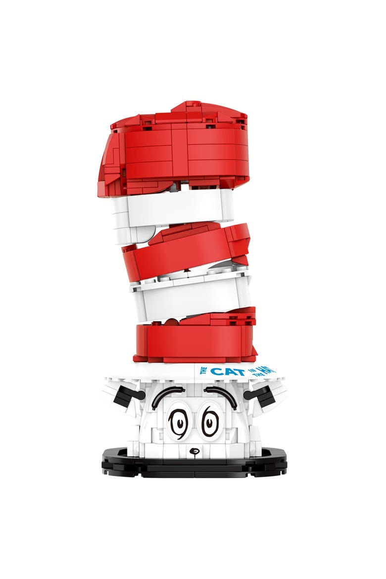Dr. Seuss Cat In The Hat Building Set, Alternate, color, Red