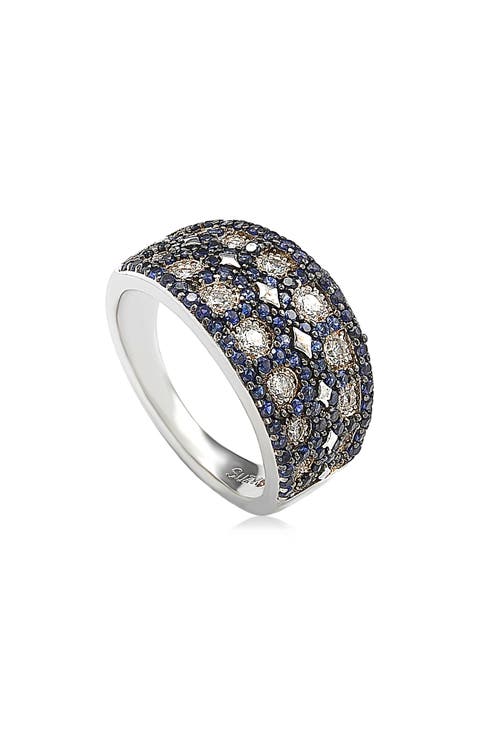 Mosaic Cubic Zirconia Ring