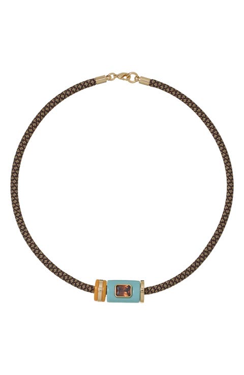 The Cylinder Cord Necklace