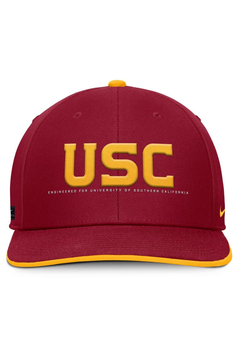 Men's Nike Cardinal USC Trojans 2025 On-Field Pro Performance Adjustable Hat, Alternate, color, Cardinal