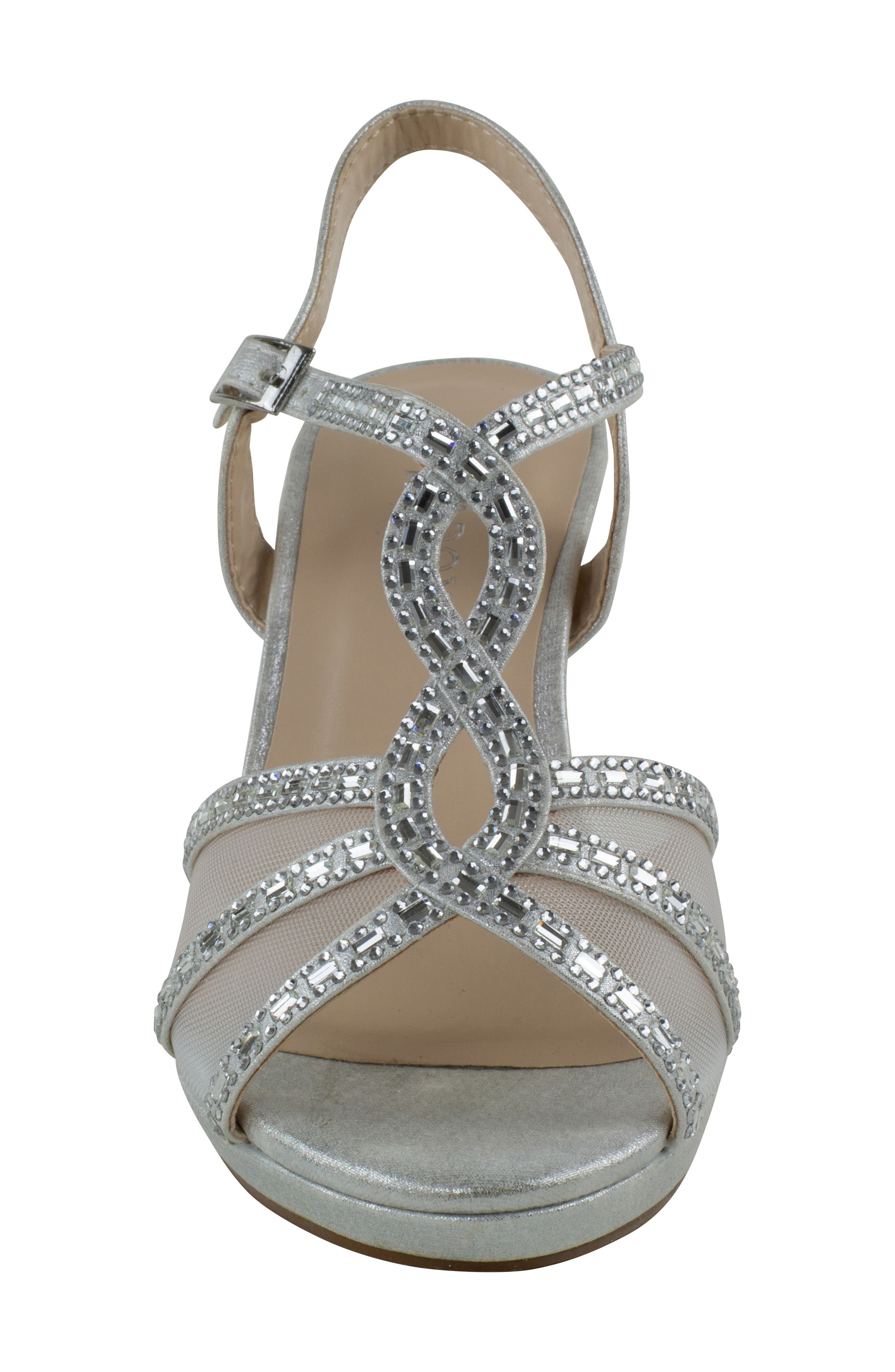 Paradox London Pink Estelle Embellished Sandal, Alternate, color, 