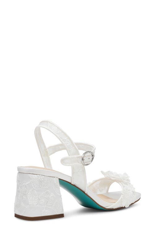 BETSEY JOHNSON BETSEY JOHNSON BLARE ANKLE STRAP PUMP