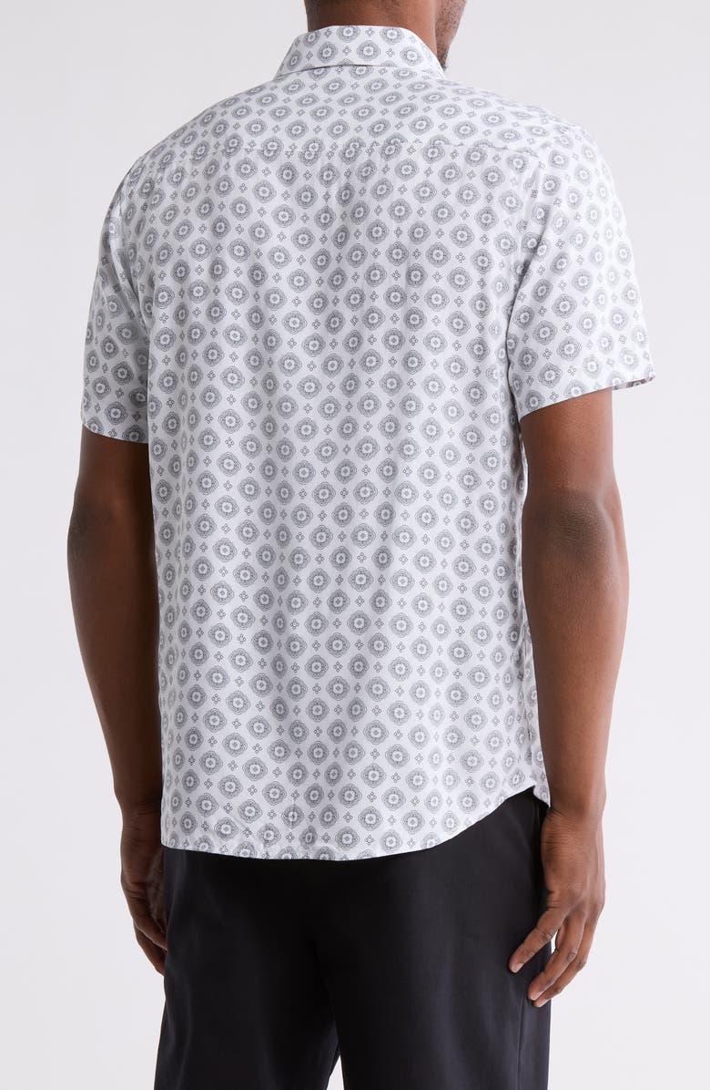 Union Venice Relaxed Fit Short Sleeve Button-Up Shirt, Alternate, color, London