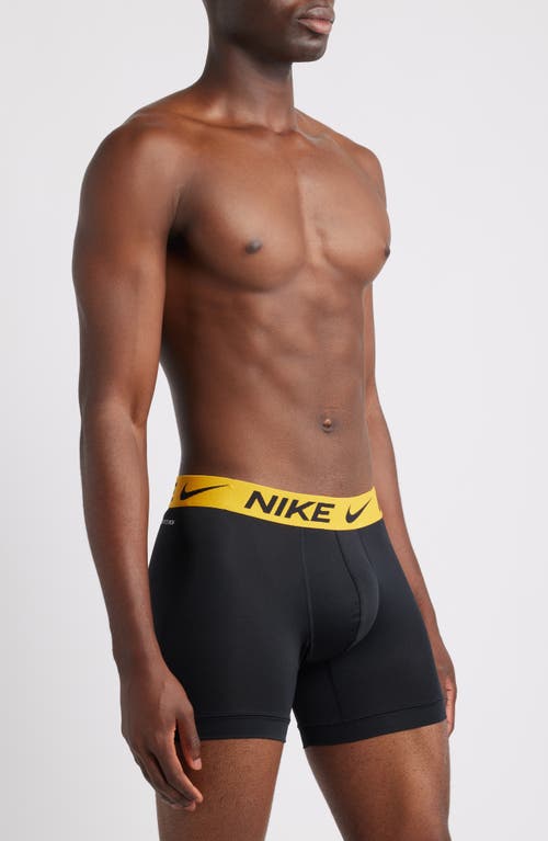 Nike Dri-fit Adv 3-pack Micro Boxer Briefs In Black