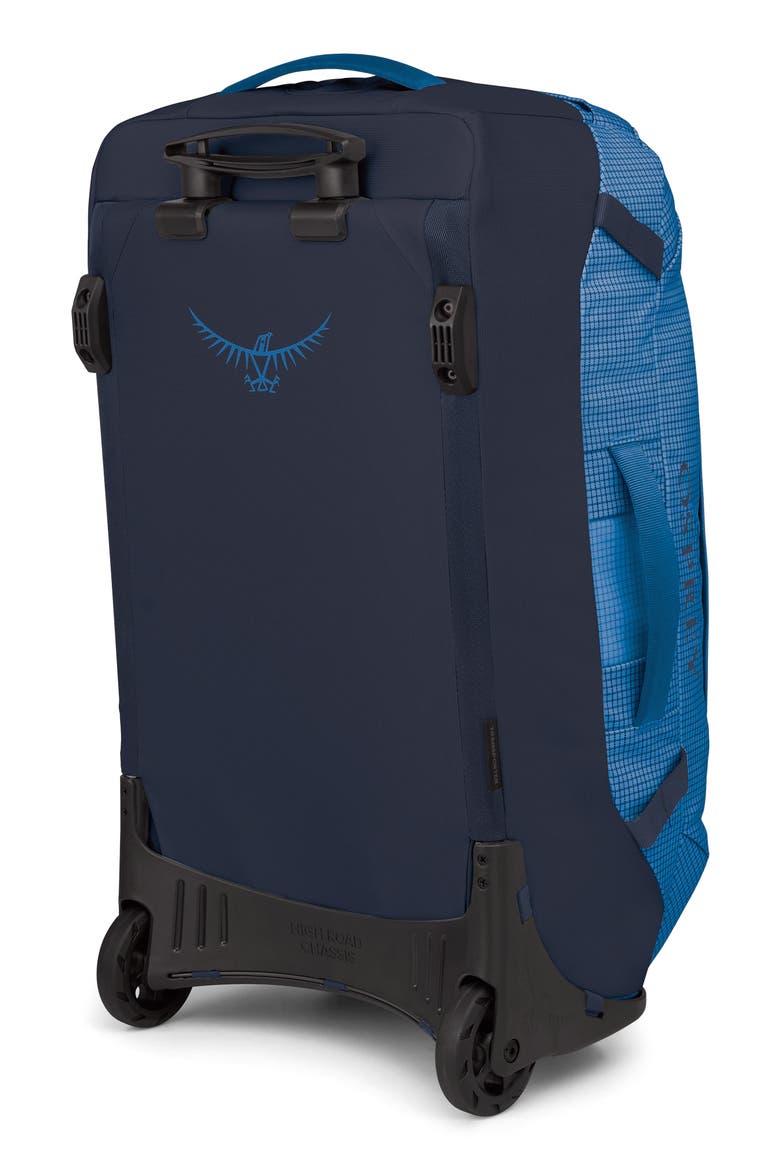 Transporter 60-Liter Duffle Wheeled Carry-On Luggage, Alternate, color, BLUE FLAME/NOCTURNAL BLUE