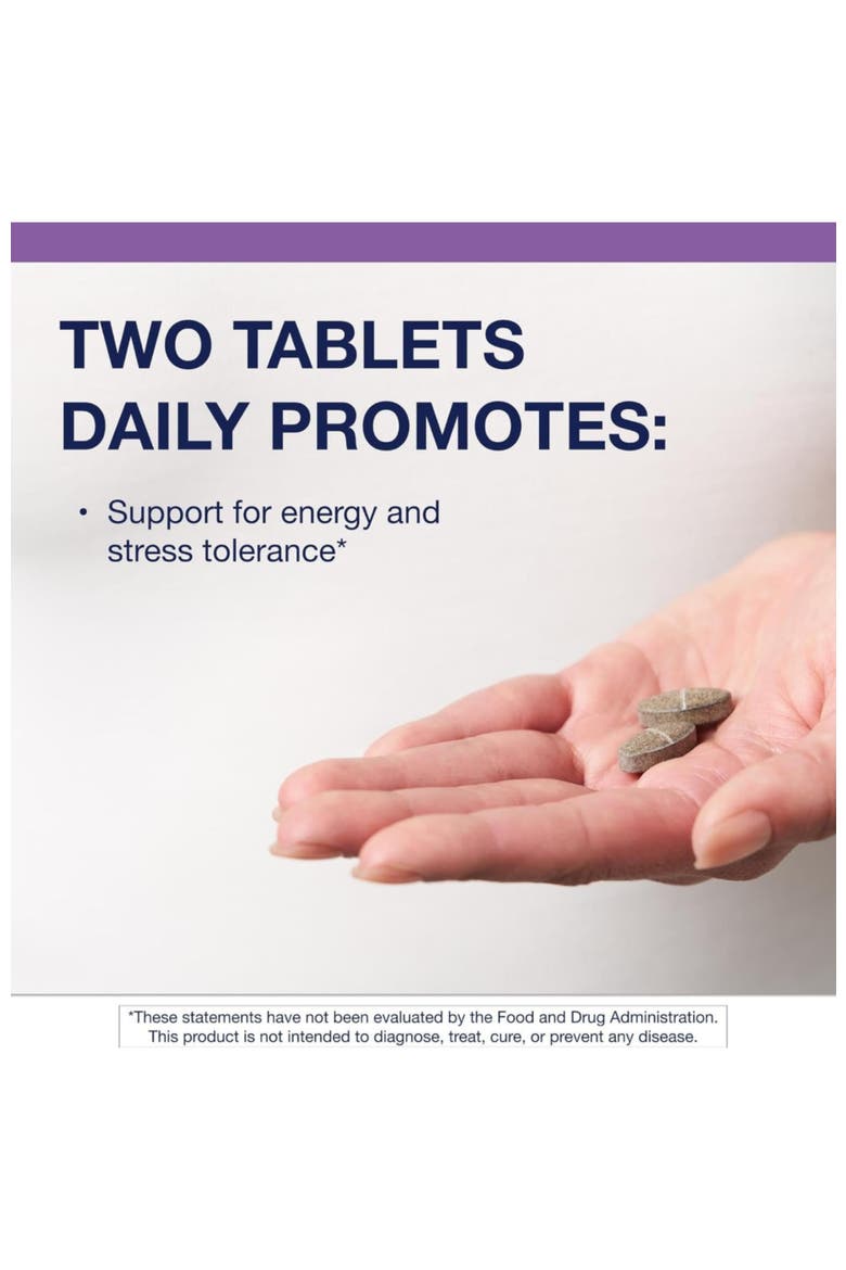 Exhilarin Energy and Stress Tolerance Support Supplement 60 Tablets, Alternate, color, None