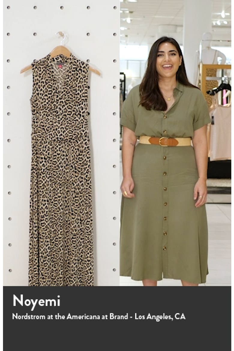 Nouveau Leopard Jersey Maxi Dress video