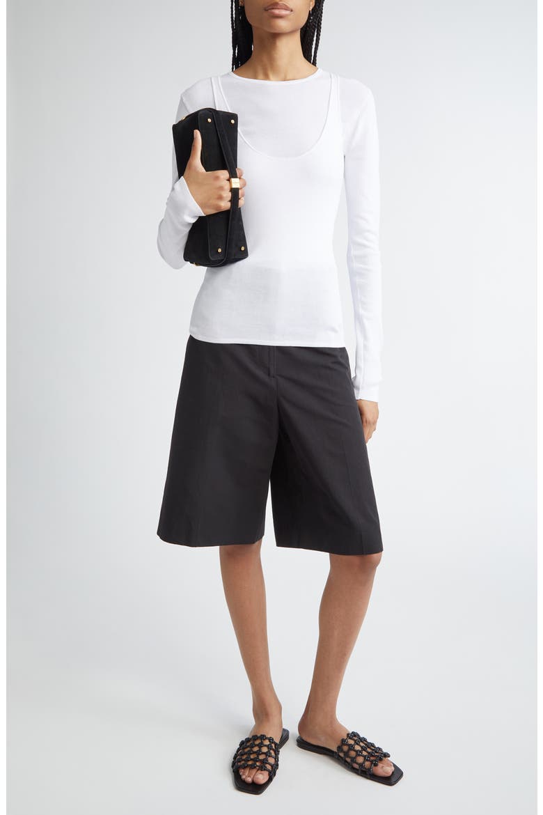 Compact Organic Cotton Top, Alternate, color, WHITE