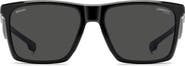 Carrera Eyewear Carduc 57mm Rectangular Sunglasses
