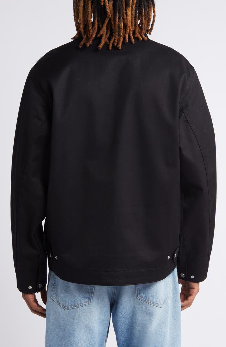 Carhartt Work In Progress Module Script Zip-Up Twill Jacket, Alternate, color, 