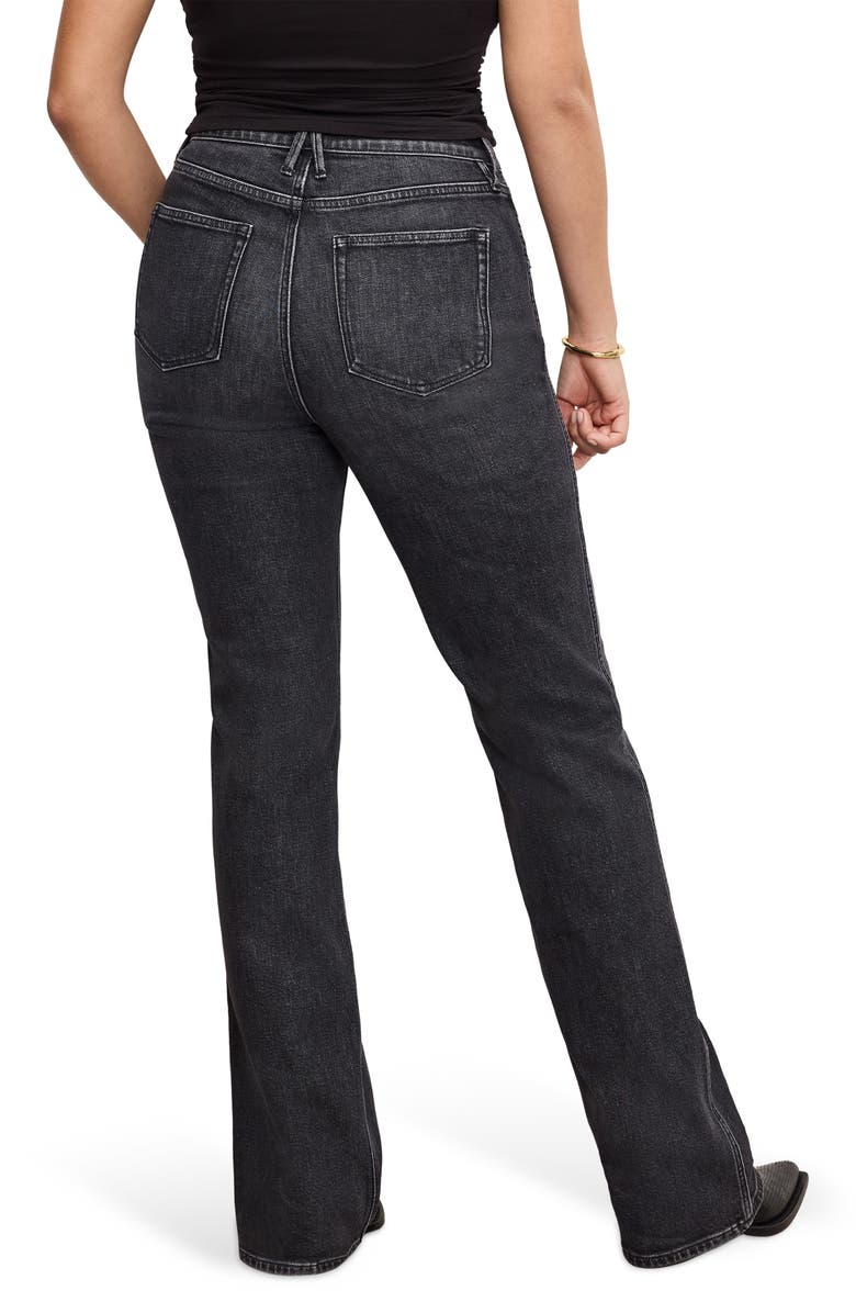 Good American Good Standard Bootcut Jeans, Alternate, color, Black354