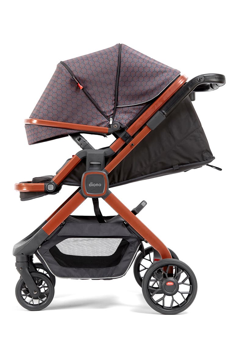 Quantum 2 Folding Stroller, Alternate, color, COPPER HIVE