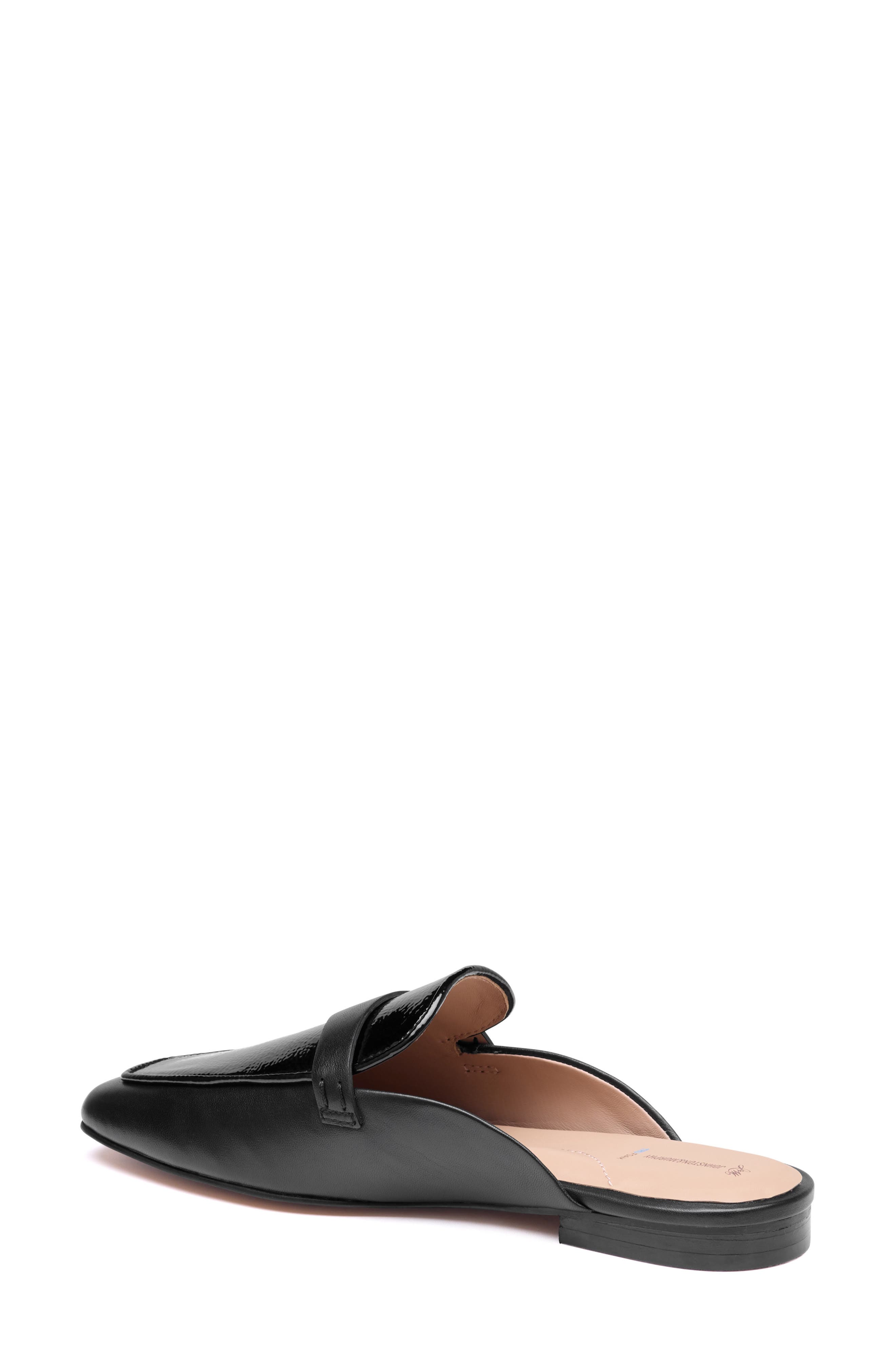 Isabel Penny Mule, Alternate, color, BLACK LEATHER