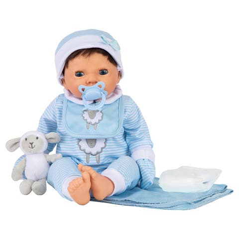 Baby Doll with Layette Set