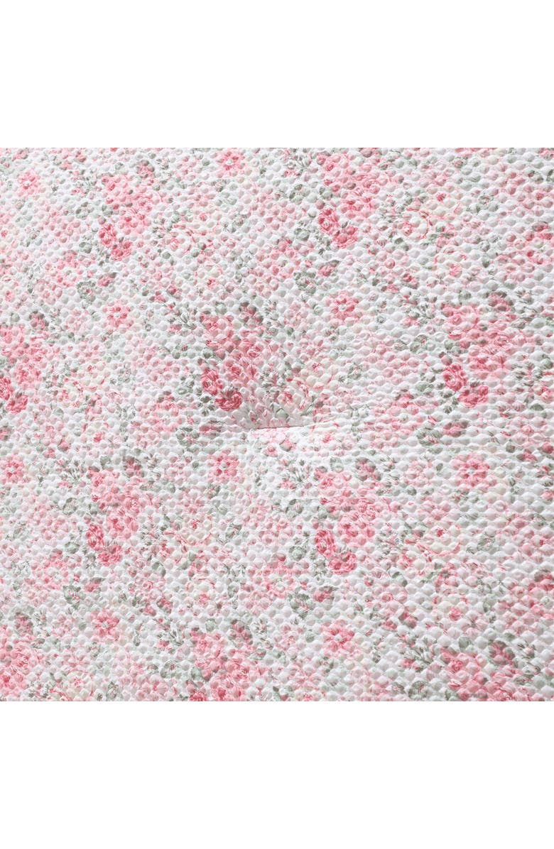 Laura Ashley Floral Quartet Bonus Comforter & Sheet Set, Alternate, color, Pink/ Green