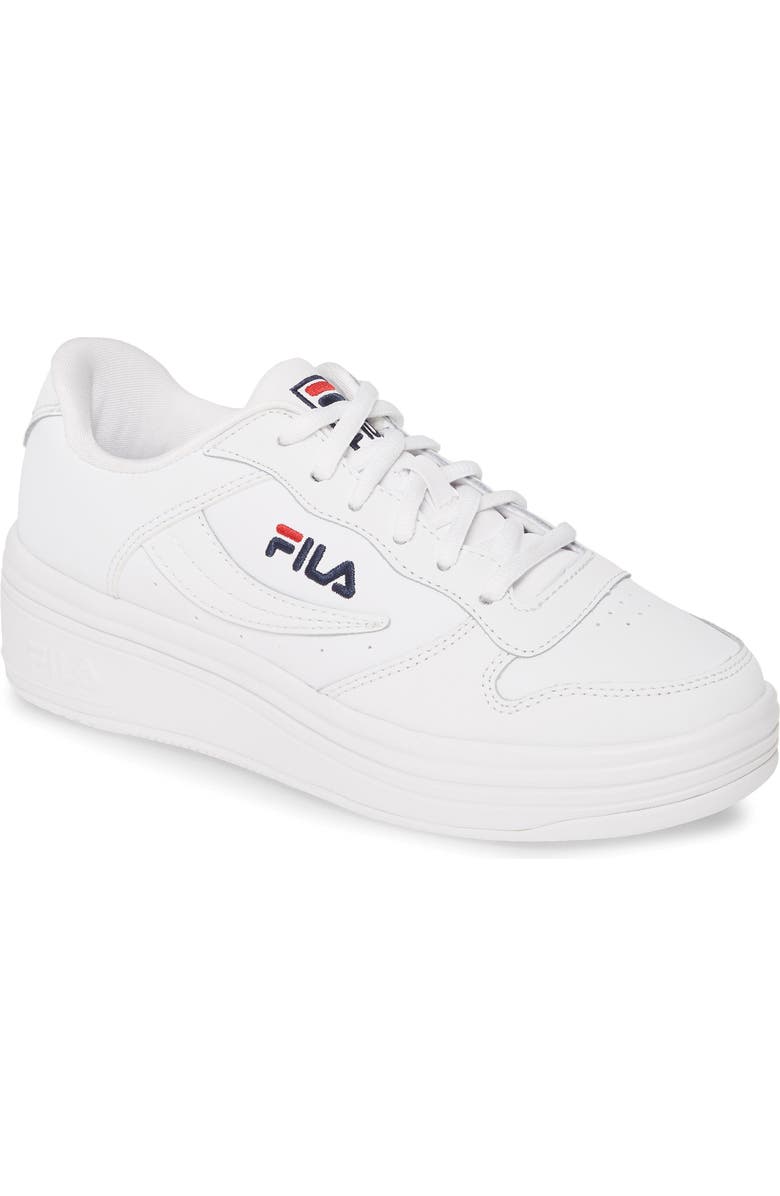 FILA WX-100 Sneaker, Main, color, White/ Navy/ Red