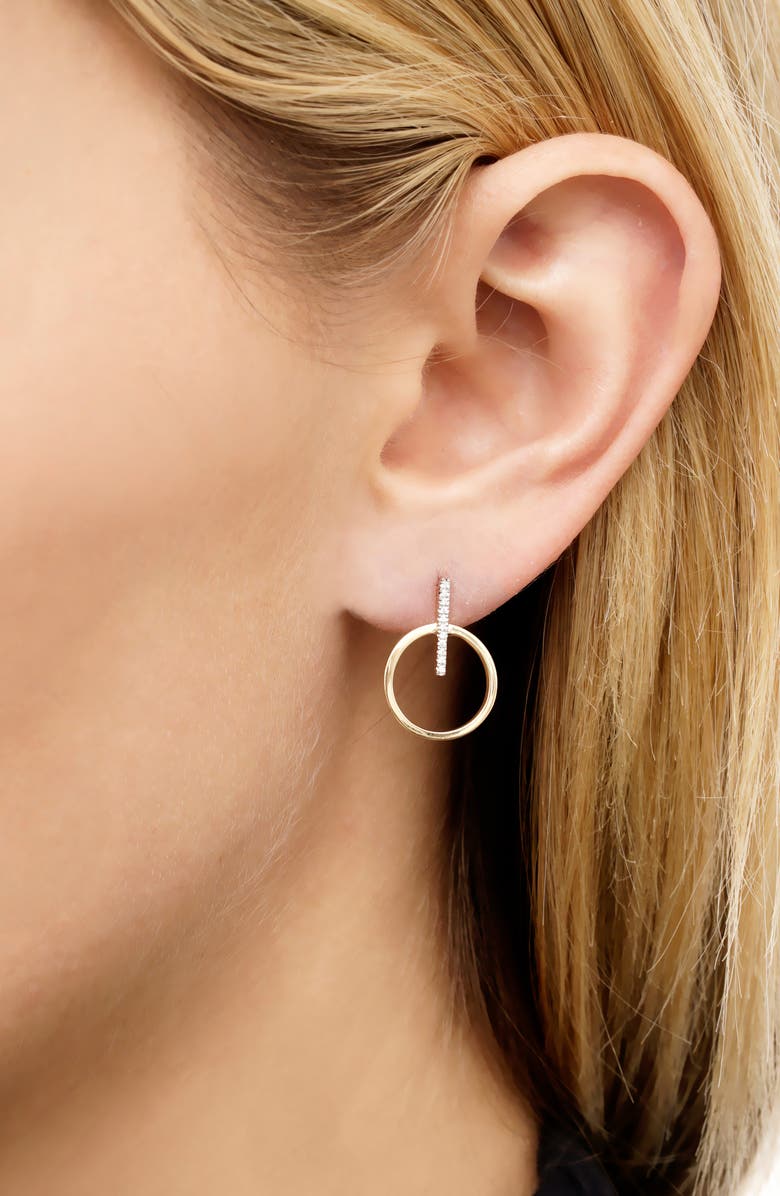 Bony Levy Kiera Circle Drop Earrings, Alternate, color, 