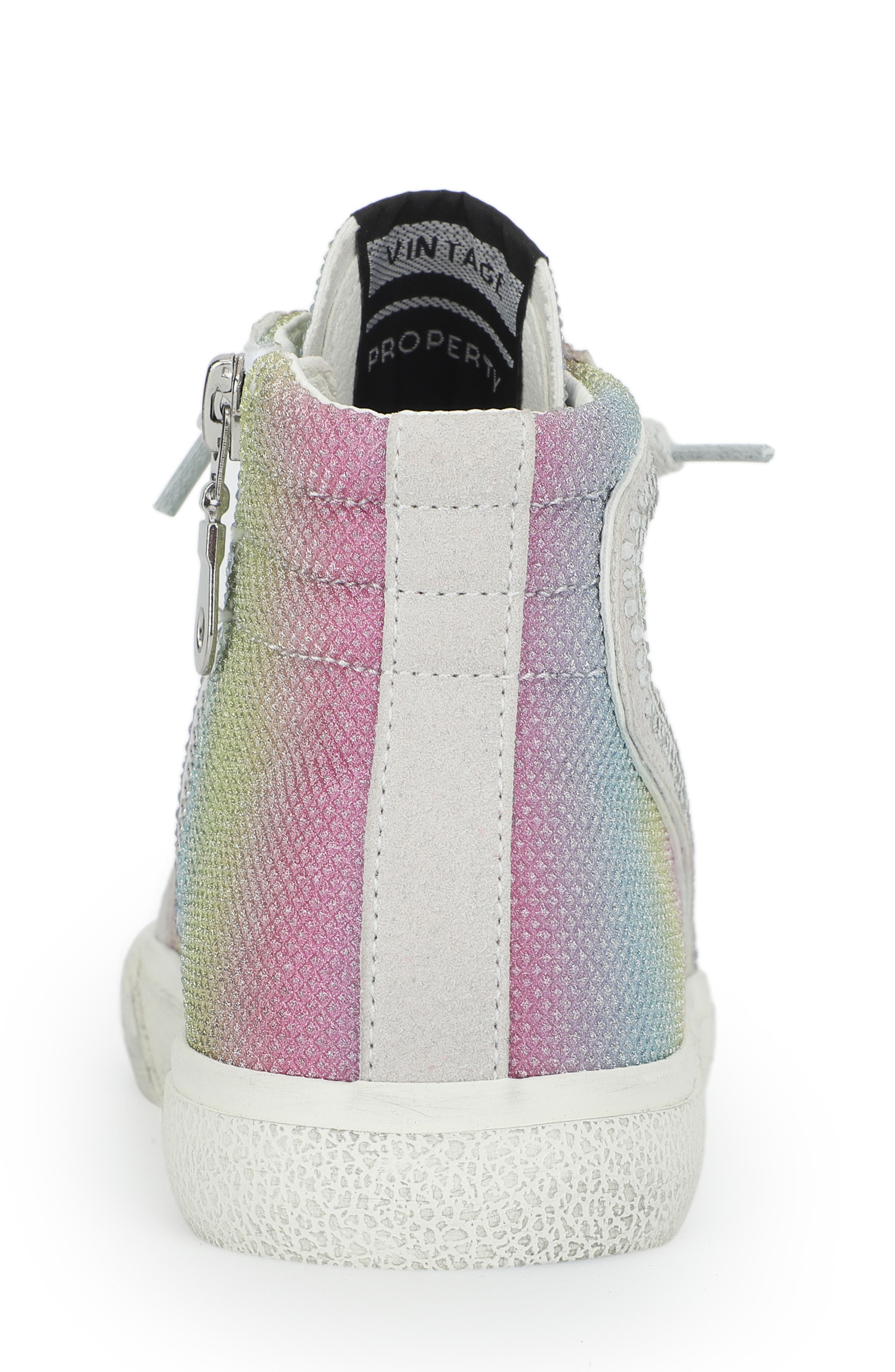 Vintage Havana Kids
 Tai Rhinestone Rainbow Sneaker, Alternate, color, Radiant/Glitter Multi