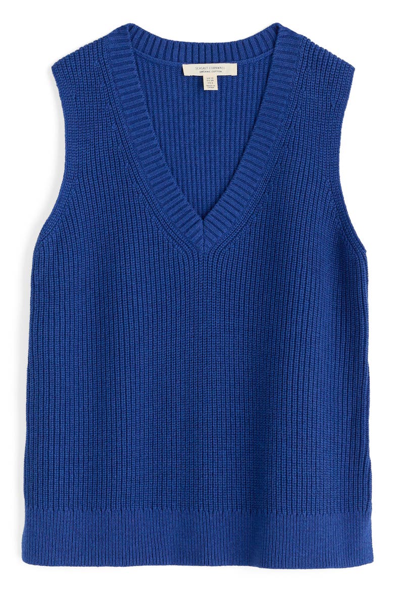 Lookout Point Sweater Vest, Alternate, color, KNIT MELANGE BRIGHT MARINE